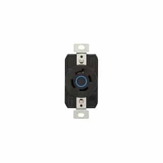 20 Amp Color Coded Receptacle, 3-Pole, 4-Wire, #14-8 AWG, 250V, Blue