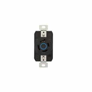 30 Amp Color Coded Receptacle, 3-Pole, 4-Wire, #14-8 AWG, 250V, Blue