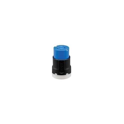 20 Amp Color Coded Connector, 4-Pole, 5-Wire, #14-8 AWG, 208V, Blue