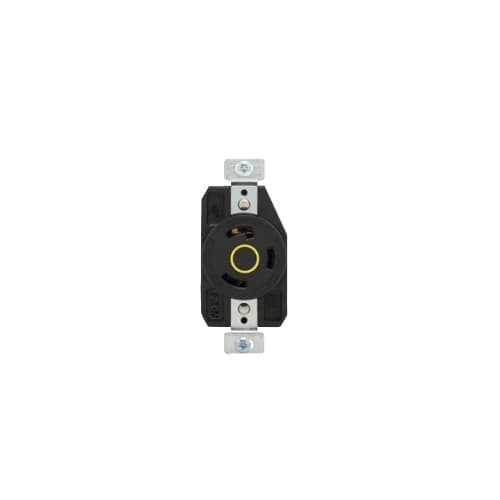 Eaton Wiring 20 Amp Color Coded Receptacle, 2-Pole, 3-Wire, #14-8 AWG, 125V, Yellow