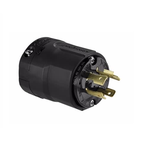 Eaton Wiring 20 Amp Locking Plug, NEMA L16-20, 480V, Black