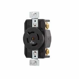 Eaton Wiring 30 Amp Locking Receptacle, NEMA L19-30, 277/480V, Black