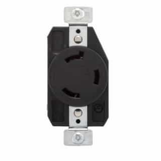 Eaton Wiring 30 Amp Locking Receptacle, NEMA L8-30, 480V, Black