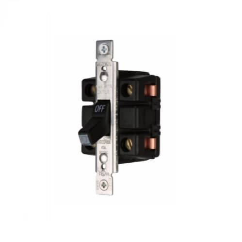 Eaton Wiring 40 Amp Motor Control Toggle Switch, Manual, 600V, Black