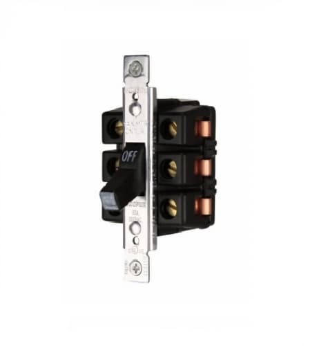 Eaton Wiring 60 Amp Motor Control Toggle Switch, 600V, Black