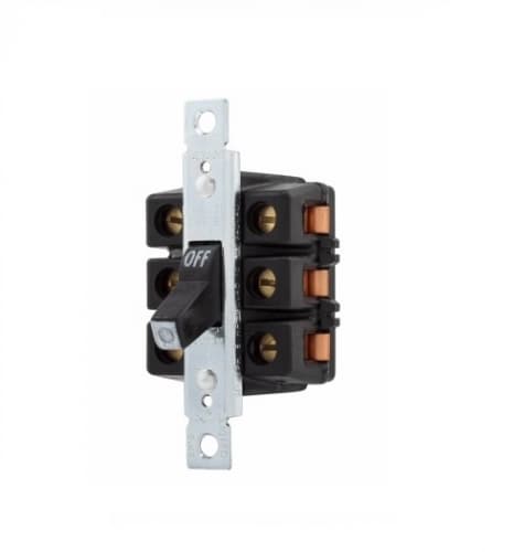Eaton Wiring 60 Amp Motor Control Toggle Switch, NEMA Type 1, 600V, Grey