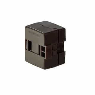 Eaton Wiring 10 Amp Academy Series Polarized Cord Outlet, 2-Pole, 2-Wire, NEMA 1-15R, Brown