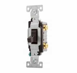 Eaton Wiring 15 Amp Toggle Switch, Commercial, 120/277V, Brown