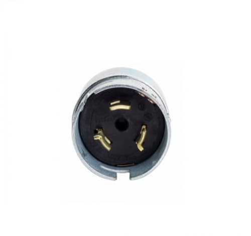 Eaton Wiring 50 Amp Locking Plug, Non-NEMA, 480V, Steel