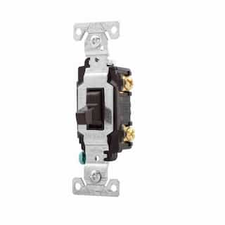 Eaton Wiring 20 Amp Toggle Switch, 2-Pole, 120/277V, Brown