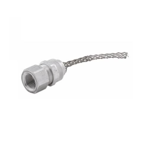 Eaton Wiring 1/2-in Strain Relief Deluxe Cord Grip, Straight, 0.19-0.25-in Diameter