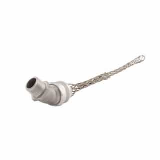 Eaton Wiring Strain Relief Cord Grip, 1/2" fitting, .250-.38", 90 Degrees, Aluminum Body