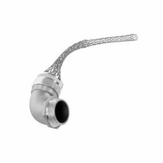 Eaton Wiring Strain Relief Cord Grip, 3/4" fitting, .25-.38", 45 Degrees, Aluminum Body