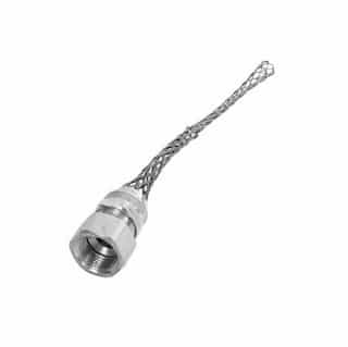 Eaton Wiring Strain Relief Cord Grip, 3/4" fitting, .25-.38", Straight, Aluminum Body