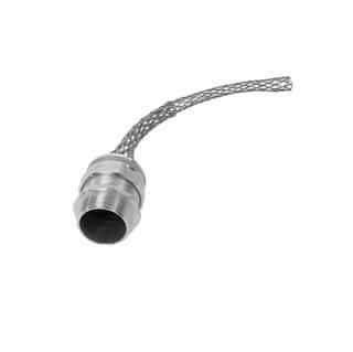 Eaton Wiring Strain Relief Cord Grip, 1" fitting, .75-.88", 45 Degrees, Aluminum Body