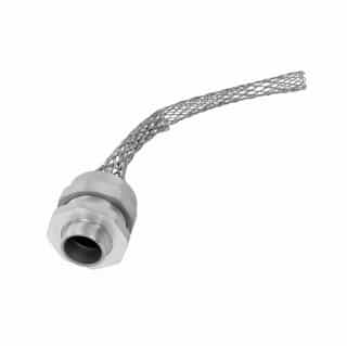 Eaton Wiring Strain Relief Cord Grip, 2" fitting, 1.562-1.69", 90 Degrees, Aluminum Body