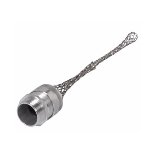 Eaton Wiring Strain Relief Cord Grip, 2" fitting, 1.687-1.812", 90 Degrees, Aluminum Body