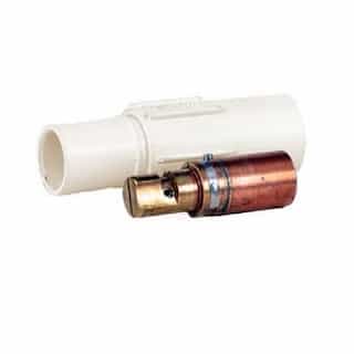 Eaton Wiring 690 Amp Vulcanized Crimp Plug, 800kcmil, 4 NEMA, 600V, Male, Yellow