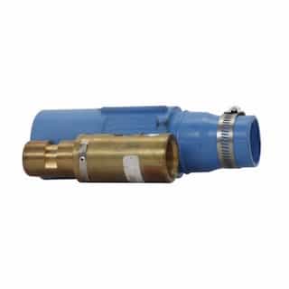 Eaton Wiring Cam-Lok J Series E1017 Double Set Screw Non-Vulcanized Male Plug, 350-750 kcmil, Blue