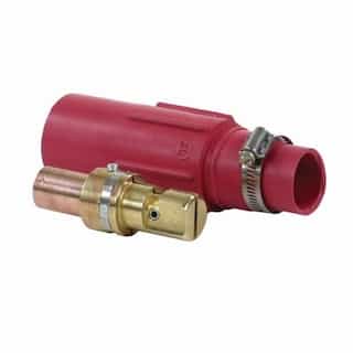 Eaton Wiring 340 Amp Vulcanized Crimp Plug, 250kcmil, 4 NEMA, 600V, Male, Red