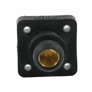 400A Insulated Receptacle, Double, 1/0-4/0 AWG, 3R, 600V, Female, BLK