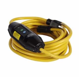 Eaton Wiring 15 Amp Portable GFCI Cord, Watertight, Single-Tap, 25 FT