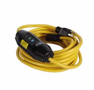 Eaton Wiring 15 Amp Portable GFCI Cord, Watertight, Automatic, 25 FT