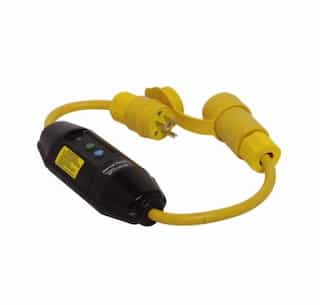 Eaton Wiring 15 Amp Portable GFCI Cord, Watertight, Manual Reset, 2 FT