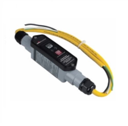 20 Amp Portable GFCI Cord, Watertight, Automatic, 2FT