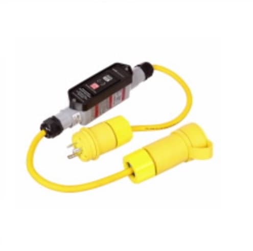 Eaton Wiring 20 Amp Portable GFCI Cord, Watertight, Manual Reset, 2FT