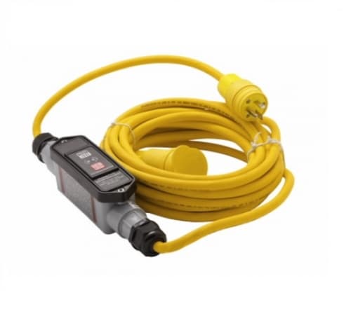 Eaton Wiring 20 Amp Portable GFCI Cord, Watertight, Manual Reset, 25FT