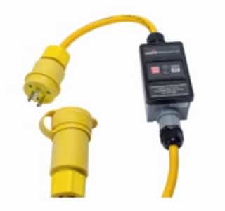 Eaton Wiring 30 Amp Portable GFCI Cord, Watertight, Manual Reset, 25FT