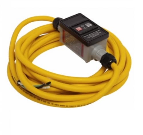 30 Amp Portable GFCI Cord, Watertight, Manual Reset, 25FT