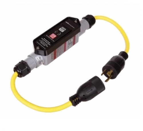 Eaton Wiring 20 Amp Portable GFCI Cord, Watertight, Manual, 2FT