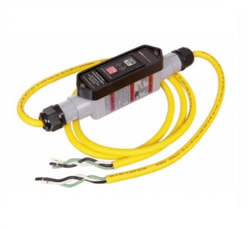 Eaton Wiring 20 Amp Portable GFCI Cord, Watertight, Manual, 6FT