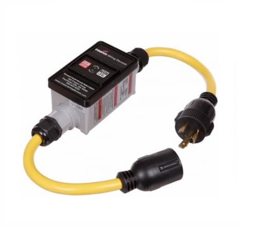 Eaton Wiring 30 Amp Portable GFCI Cord, Watertight, Manual, 2FT