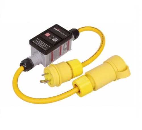 Eaton Wiring 30 Amp Portable GFCI Cord, Watertight, Manual, 2FT