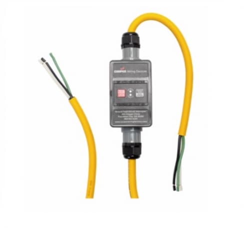 Eaton Wiring 30 Amp Portable GFCI Cord, Watertight, Manual, 50FT