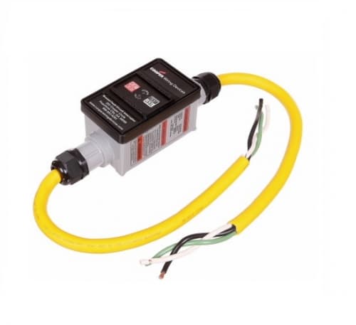 30 Amp Portable GFCI Cord, Watertight, Manual, 2FT