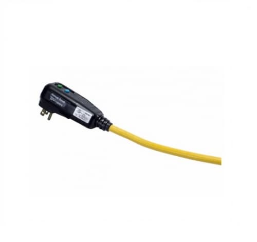 Eaton Wiring 15 Amp Portable GFCI Cord, Watertight, Straight Blade Plug, 25FT