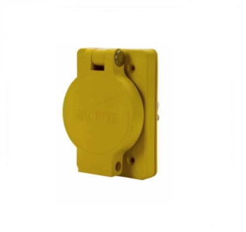 Eaton Wiring 20 Amp Locking Receptacle, NEMA L10-20, 125/250V, Yellow