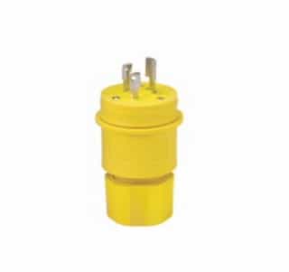 Eaton Wiring 30 Amp Locking Plug, NEMA L10-30, 125/250V, Yellow