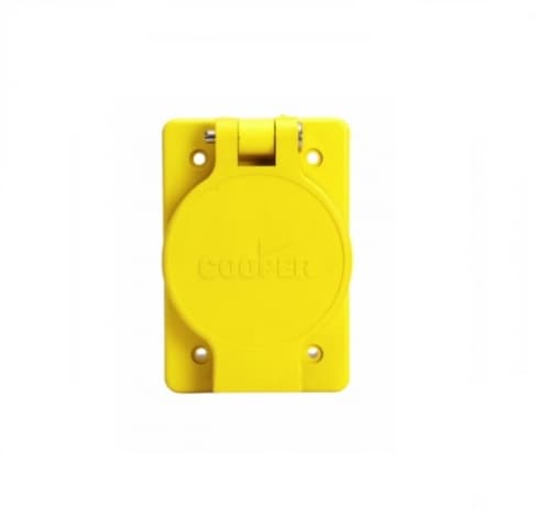 Eaton Wiring 30 Amp Locking Receptacle, NEMA L14-30, 125/250V, Yellow