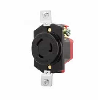 Eaton Wiring 20 Amp Locking Receptacle, Industrial, NEMA L5-20, Yellow/Black