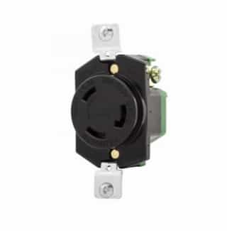 Eaton Wiring 30 Amp Locking Receptacle, NEMA L6-30, 250V, Black