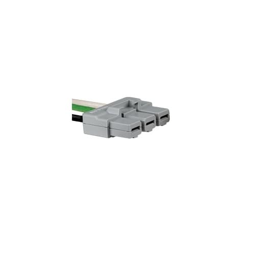 125V Leaded Receptacle Connector, 12 AWG Solid