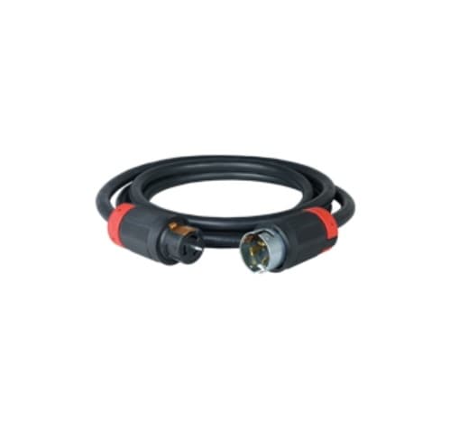 Eaton Wiring 50 Amp Extension Cord, Pro Grip, 100 FT, 125/250V, Black