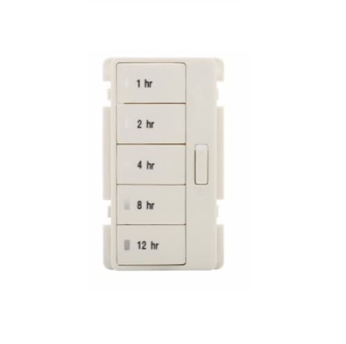 Eaton Wiring Faceplate Color Change Kit 1 for Hour Timer, Light Almond