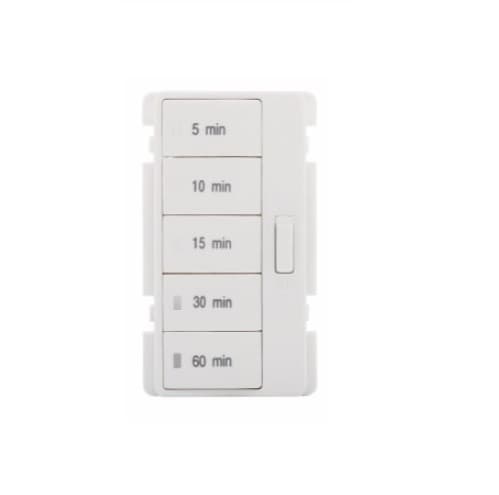 Eaton Wiring Faceplate Color Change Kit 1 for Minute Timer, White