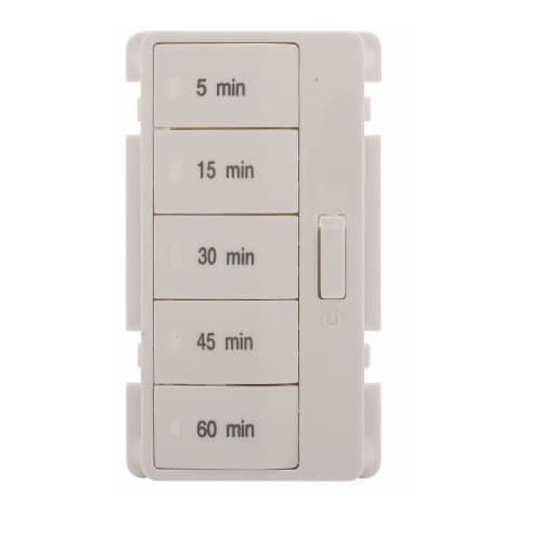 Eaton Wiring Faceplate Color Change Kit 3 for Minute Timer, White
